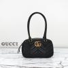GG795199PBK-057　グッチ GUCCI 2024年最新作 GGマーモント スモール トップハンドルバッグ トートバッグ ハンドバッグ ショルダーバッグ