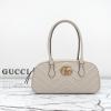 GG795218PMB-057　グッチ GUCCI 2024年最新作 GGマーモント ミディアム トップハンドルバッグ トートバッグ ハンドバッグ ショルダーバッグ