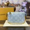 M82960QL-057　ルイヴィトン LOUISVUITTON 2024年最新入荷 LV リミックス ミニ ポシェット アクセソワール チェーンポーチ クラッチバッグ ショルダーバッグ