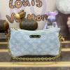 M83532-057　ルイヴィトン LOUISVUITTON 2024年最新入荷 ポシェット リヴ チェーンポーチ 斜め掛け ショルダーバッグ クロスボディバッグ モノグラム デニム キャンバス