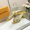 LVJ24017PJ-26　ルイヴィトン LOUISVUITTON 2024年最新入荷 シェイクライン パンプス ハイヒールサンダル ブロックヒール レディースシューズ 靴