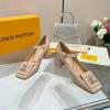 LVJ24019QX-26　ルイヴィトン LOUISVUITTON 2024年最新入荷  パンプス ローヒールサンダル ブロックヒール レディースシューズ 靴