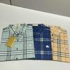CDBR24001-MS　バーバリー BURBERRY 2024年春夏最新入荷 新作 ポロシャツ ショートスリーブ ワイシャツ メンズ ビジネスシャツ レジャーシャツ ボタンクロージャー トップス