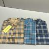 CDBR24002-MS　バーバリー BURBERRY 2024年春夏最新入荷 新作 ポロシャツ ショートスリーブ ワイシャツ メンズ ビジネスシャツ レジャーシャツ ボタンクロージャー トップス