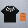 TDLV24029-MS　ルイヴィトン LOUISVUITTON 2024年最新入荷 Tシャツ 半袖 ショートスリーブ スウェットシャツ 短袖 クルーネック トップス レジャーシャツ