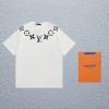 TDLV24031-MS　ルイヴィトン LOUISVUITTON 2024年最新入荷 Tシャツ 半袖 ショートスリーブ スウェットシャツ 短袖 クルーネック トップス レジャーシャツ 男女兼用