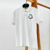TDMC24011-MS　モンクレール MONCLER 2024年最新入荷 Tシャツ 半袖 ショートスリーブ スウェットシャツ 短袖 クルーネック トップス レジャーシャツ