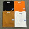 TDPD24014-MS　プラダ PRADA 2024年最新入荷 Tシャツ 半袖 ショートスリーブ スウェットシャツ 短袖 クルーネック トップス レジャーシャツ