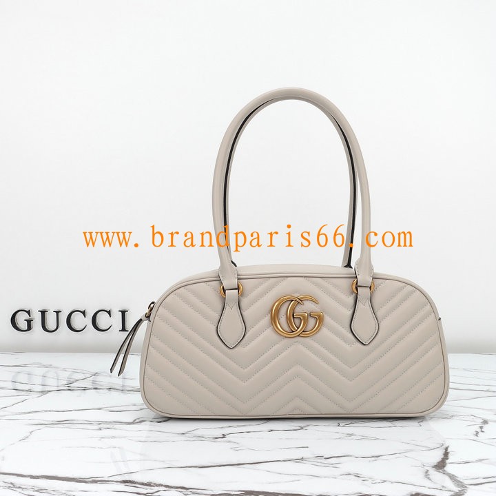 GG795218PMB-057　グッチ GUCCI 2024年最新作 GGマーモント ミディアム トップハンドルバッグ トートバッグ ハンドバッグ ショルダーバッグ