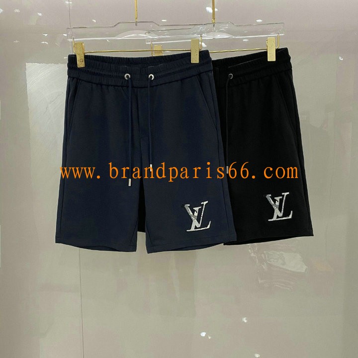 KDLV24007-MS　ルイヴィトン LOUISVUITTON 2024年最新入荷 新作 ショートパンツ スポーツパンツ スウェットパンツ 伸縮性のあるウエストバンド カジュアルショーツ