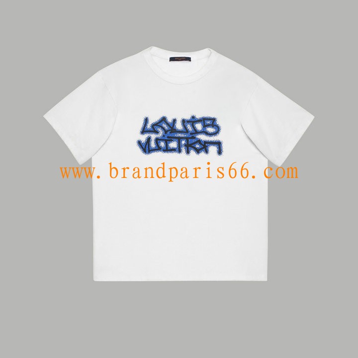 TDLV24035-MS　ルイヴィトン LOUISVUITTON 2024年最新入荷 Tシャツ 半袖 ショートスリーブ スウェットシャツ 短袖 クルーネック トップス レジャーシャツ 男女兼用