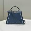 FD8BN327CLS-168　フェンディ FENDI 2024年最新入荷 ピーカブー ISeeU スモール トートバッグ トップハンドルバッグ ハンドバッグ 2way ショルダーバッグ