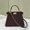 FD8BN335MJZH-168　フェンディ FENDI 2024年最新入荷 ピーカブー ISeeU プチ トートバッグ トップハンドルバッグ ハンドバッグ 2way ショルダーバッグ