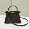 FD8BN335TKF-168　フェンディ FENDI 2024年最新入荷 ピーカブー ISeeU プチ トートバッグ トップハンドルバッグ ハンドバッグ 2way ショルダーバッグ