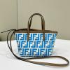 FD8BS096BTL-168　フェンディ FENDI 2024年最新入荷 ロール ミニバッグ トートバッグ ハンドバッグ 2way 斜め掛け ショルダーバッグ