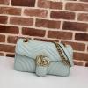 GG443497PQL-057　グッチ GUCCI 2024年最新入荷 GGマーモント 斜め掛け ョルダーバッグ フラップバッグ クロスボディバッ