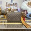 M11623-057　ルイヴィトン LOUISVUITTON 2024年最新入荷 ポシェット アクセソワール XL チェーンポーチ クラッチバッグ ショルダーバッグ モノグラム ダスト キャンバス