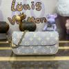M12778-057　ルイヴィトン LOUISVUITTON 2024年最新入荷 ウォレット オン チェーン アイビー チェーンポーチ 斜め掛け ショルダーバッグ クロスボディバッグ