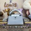 M11422-057　ルイヴィトン LOUISVUITTON 2024年最新入荷 カプシーヌ EW MINI トップハンドルバッグ トートバッグ 2way ショルダーバッグ クロスボディバッグ レディースかばん