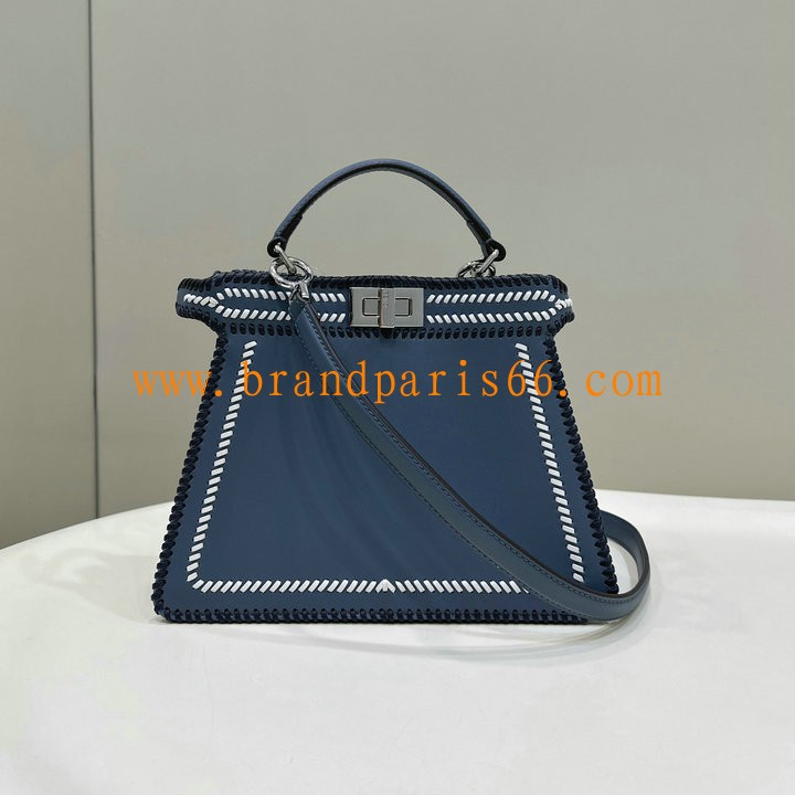 FD8BN327CLS-168　フェンディ FENDI 2024年最新入荷 ピーカブー ISeeU スモール トートバッグ トップハンドルバッグ ハンドバッグ 2way ショルダーバッグ