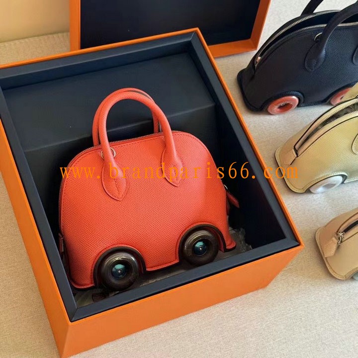 HBL19CSZCS-063　エルメス HERMES 2024最新入荷 ミニ ボリード 車輪付き トップハンドルバッグ トートバッグ ハンドバッグ 手持ちかばん レディースかばん