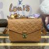 M12711-057　ルイヴィトン LOUISVUITTON 2024年最新入荷 ポシェット メティス MM ハンドバッグ 2WAY ショルダーバッグ モノグラム アンプラント レザー