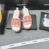 CHJ24033F-26　シャネル CHANEL 2024年最新入荷 シャネルロゴ入り スライドサンダル ミュール ツイードxレザー レディース