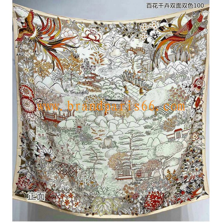 WJHE24036-AN　エルメス HERMES 2024年最新入荷 リバーシブル スクエアマフラー ストール カシミヤ 