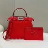 FD8BN321LCRD-168　フェンディ FENDI 2024年最新入荷 ピーカブー ISeeU ミディアム ハンドバッグ トートバッグ 2way ショルダーバッグ レディース