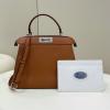 FD8BN321LPJT-168　フェンディ FENDI 2024年最新入荷 ピーカブー ISeeU ミディアム ハンドバッグ トートバッグ 2way ショルダーバッグ レディース