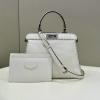 FD8BN321LSBS-168　フェンディ FENDI 2024年最新入荷 ピーカブー ISeeU ミディアム ハンドバッグ トートバッグ 2way ショルダーバッグ レディース 