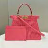 FD8BN321MJMH-168　フェンディ FENDI 2024年最新入荷 ピーカブー ISeeU ミディアム ハンドバッグ トートバッグ 2way ショルダーバッグ レディース 
