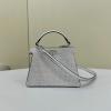 FD8BN335MDYS-168　フェンディ FENDI 2024年最新入荷 ピーカブー ISeeU プチ ハンドバッグ トートバッグ 2way ショルダーバッグ レディース クリスタルFFモチーフ