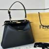 FD8BN353PBK-168　フェンディ FENDI 2024年最新入荷 ピーカブー ソフト ミディアム ハンドバッグ トートバッグ 2way ショルダーバッグ レディース 