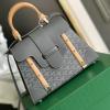 GY20175HS-BX　ゴヤール GOYARD 2024年新色入荷 サイゴン トートバッグ 2way ショルダーバッグ クロスボディバッグ レディースかばん ゴヤールディンキャンバス レザー