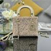 CD0505SZJS-GH　クリスチャンディオール CHRISTIAN DIOR 2024年最新入荷 レディ ディオール ミニ トートバッグ 2way ショルダーバッグ レディース