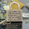 CD0505MZQF-GH　クリスチャンディオール CHRISTIAN DIOR 2024年最新入荷 レディ ディオール ミニ トートバッグ 2way ショルダーバッグ レディース