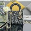 CD0505LZBK-GH　クリスチャンディオール CHRISTIAN DIOR 2024年最新入荷 レディ ディオール ミニ トートバッグ 2way ショルダーバッグ レディース