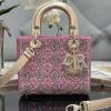 CD0538SZFJ-GH　クリスチャンディオール CHRISTIAN DIOR 2024年最新入荷 レディ ディオール スモール トートバッグ 2way ショルダーバッグ レディース