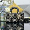 CD0613ZDBK-GH　クリスチャンディオール CHRISTIAN DIOR 2024年最新入荷 レディ D-ジョイ ミニ トートバッグ 2way ショルダーバッグ レディース