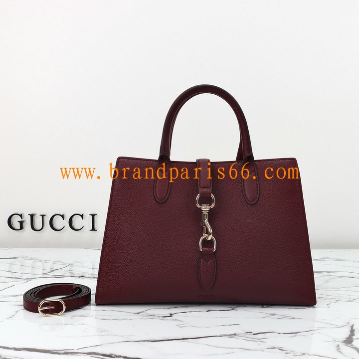 GG806205PJH-057　グッチ GUCCI 2024年最新入荷 フック クロージャー付き ミディアム トートバッグ ハンドバッグ 2way ショルダーバッグ レディース