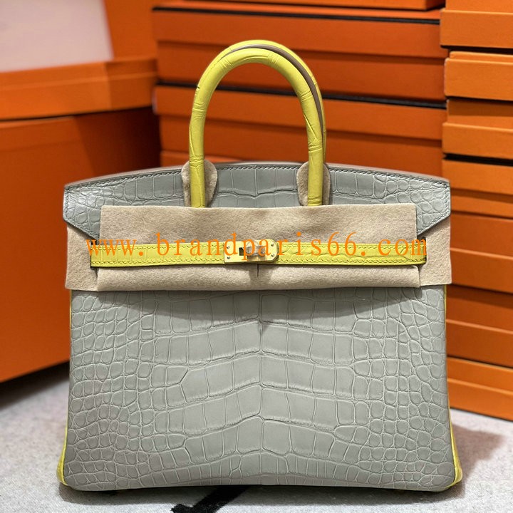 HBK25EMPJHY-063　エルメス HERMES 2024年最新入荷 バーキンバッグ 25 トップハンドルバッグ トートバッグ ハンドバッグ レディース クロコダイル