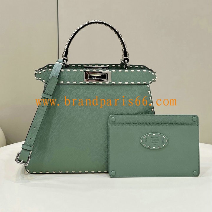 FD8BN321LSGL-168　フェンディ FENDI 2024年最新入荷 ピーカブー ISeeU ミディアム ハンドバッグ トートバッグ 2way ショルダーバッグ レディース 