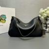 PD1BC229PBK-GH　プラダ PRADA 2024年最新入荷 エメ ミディアム レザー ショルダーバッグ ホーボーバッグ トートバッグ レディース