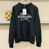 WYBR24005-JS　バーバリー BURBERRY 2024年春夏最新入荷 ロングスリーブ スウェット ブラック メンズ 長袖