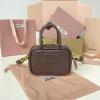 MM5NR036NM-057　ミュウミュウ MIUMIU 2024年最新入荷 マイクロバッグ ハンドバッグ ショルダーバッグ レディース レザー
