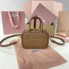 MM5NR036ZS-057　ミュウミュウ MIUMIU 2024年最新入荷 マイクロバッグ ハンドバッグ ショルダーバッグ レディース レザー