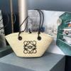 LE652142BK-GH　ロエベ LOEWE 2024年最新入荷 アナグラム バスケットバッグ トートバッグ ハンドバッグ トップハンドルバッグ イラカヤシ カーフ