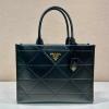 PD1BA377BK-99　プラダ PRADA 2024年最新入荷 シンボル ラージ レザー バッグ トートバッグ ハンドバッグ レディース