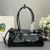 PD1BA426BK-GH　プラダ PRADA 2024年最新入荷 ミディアム トートバッグ ハンドバッグ 2way ショルダーバッグ レザー レディース
